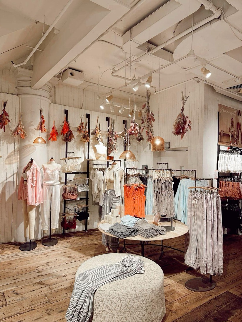 Boho retail interior